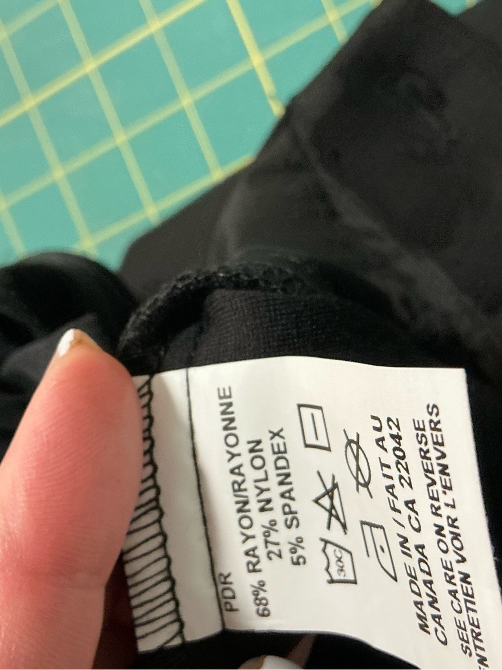 2329 - Margaret M Black - Size XS - Pants- The top not included - Picture 10 of 11
